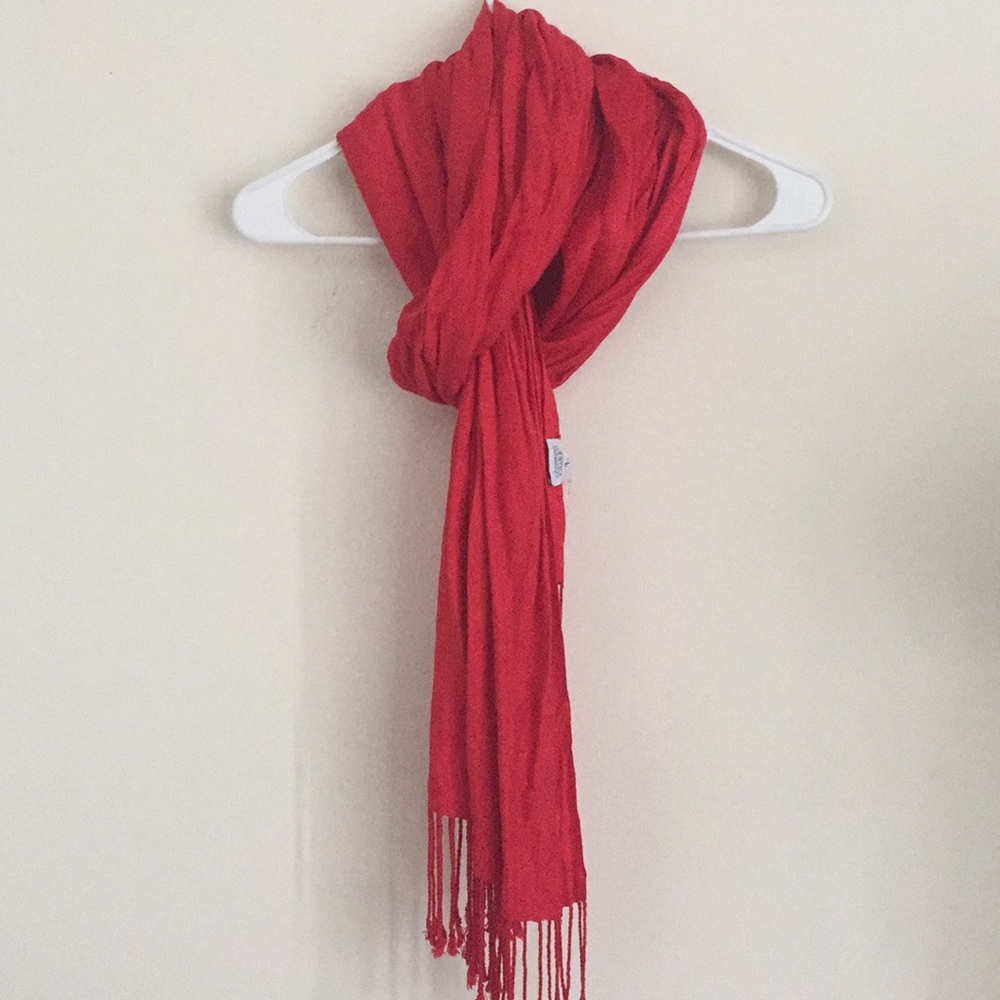 Red scarf